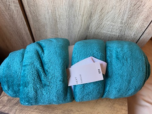 Teal blue plush - blue,