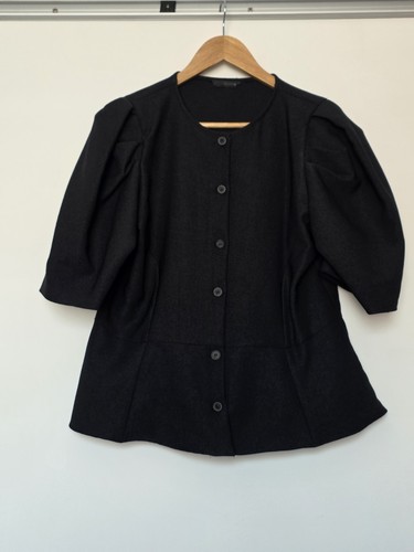 Zara button peplum - button,