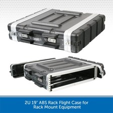 2U 19" ABS Rack Flight Case Rack Mount Equipment DJ PA DP30778