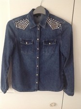 topshop denim shirt