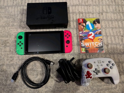 Nintendo switch splatoon green - switch,
