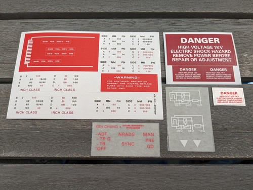 Ghost trap labels dry - labels,
