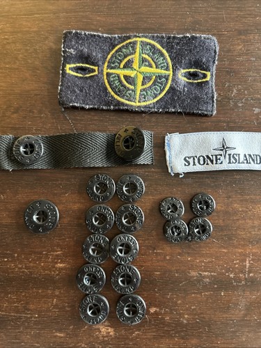 Genuine stone island - badge, and