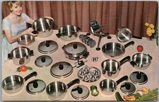 Batavia, New York Advertising Postcard SALADMASTER Cookware Set / 1965 Cancel