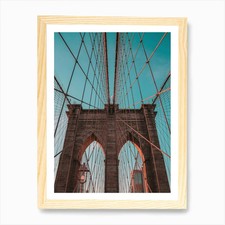 Brooklyn Bridge Symmetry Art