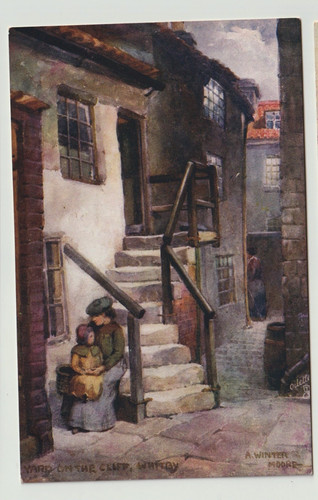 Tuck oilette postcard yard on - tuck,
