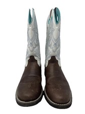  Ariat Elko Boots Cowboy White