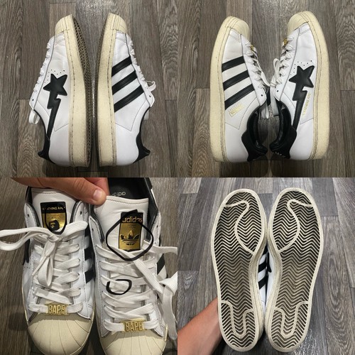 Bape adidas superstars - bape, x