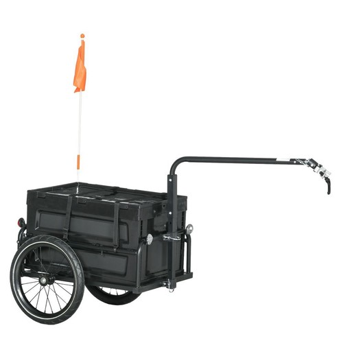 Bicycle trailer black steel - bicycle,
