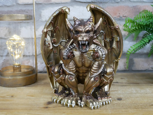 Steampunk gargoyle ornament - gargoyle,