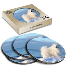 4 x Boxed Round Coasters -