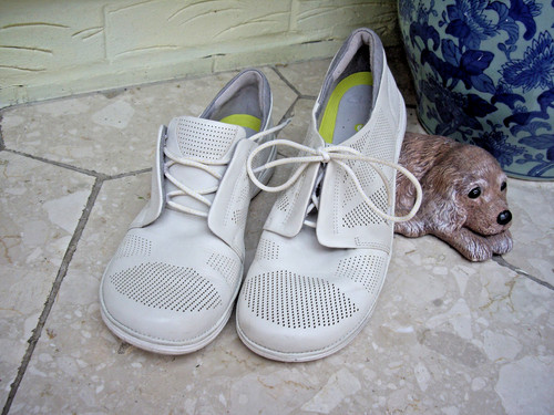 Clarks ivory leather - ivory, shoes