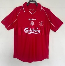 Liverpool FC home shirt UEFA Cup Final Dortmund 2001