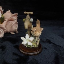 Border Fine Arts Figurine  Wren & Garden Tap – Hand-Painted Bird, tap Damaged