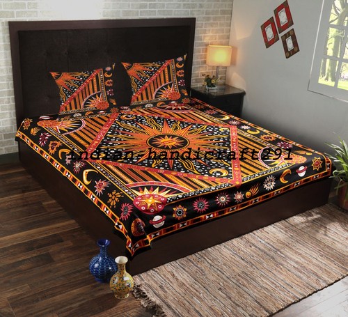 Indian tie dye bedding set - tie,