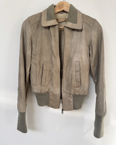 Vintage coma leather shearling - leather,