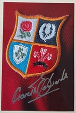 Gareth Edwards British Lions & Wales Rugby  Autographed Signed Photo + COA