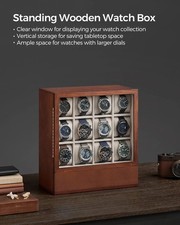 12-Slot Wooden Luxury Watch