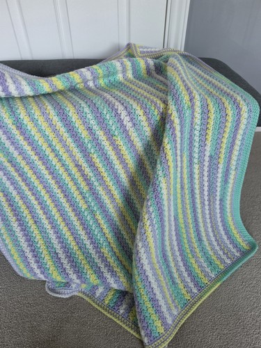 Handmade crochet baby blanket - crochet,