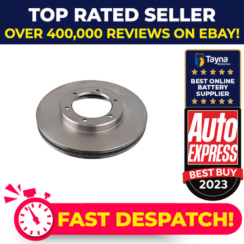 Brake discs pair vented - discs,