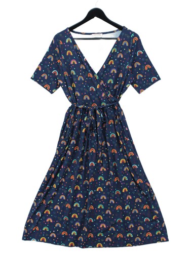 Popsy wrap midi dress uk12 - midi, in