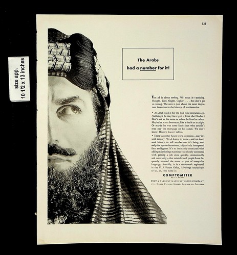 1944 comptometer arabs had - comptometer,