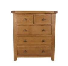 Oak 5 draw Large chest  on