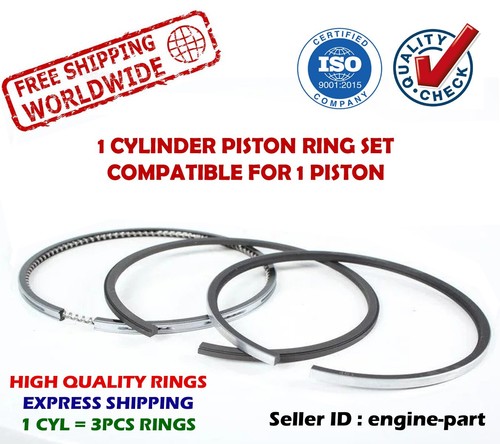 Piston rings set 77mm std - piston,