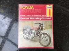 HONDA CB750 Fours SOHC Models 1969 On SERVICE REPAIR MANUAL BY HAYNES