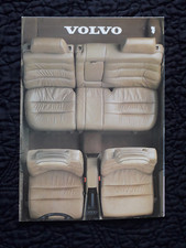 1985 VOLVO rANGE FOLD-OUT SALE BROCHURE  300/200/740 and 760 SERIES- 8 PAGES