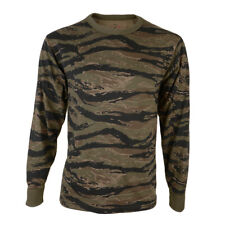 Rothco Long Sleeve  Lightweight Tiger Stripe Camo T-Shirt - Military Inspired
