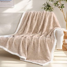 Sherpa Blanket Throw Fleece