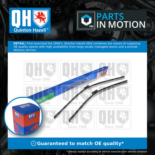 Wiper blades flat - 2x, (pair)