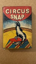 Vintage Circus Snap Card Game Made in England Complete Set Collectible