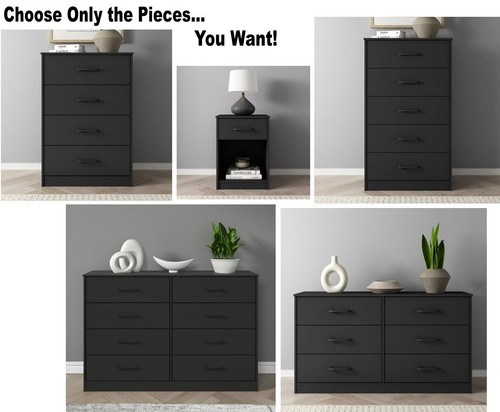 Black matching bedroom - matching,