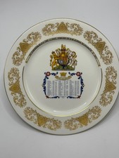 Vintage Commemorative Plate Silver Jubilee Elizabeth II - Aynsley Bone China