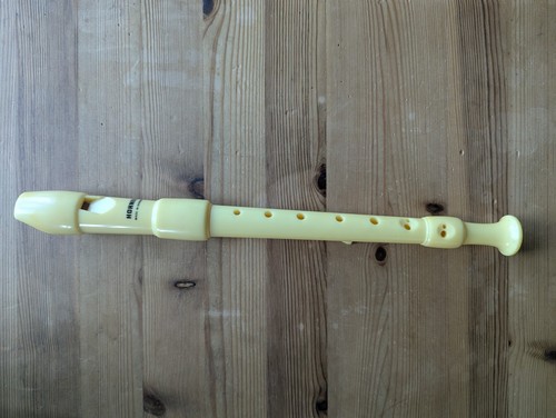 Vintage cream hohner - hohner, recorder