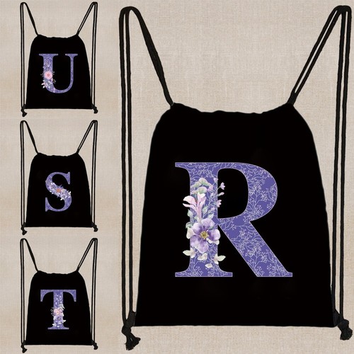 Flower drawstring backpack - drawstring,