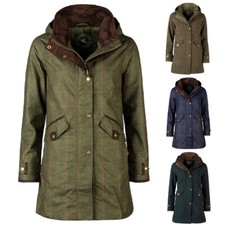 Ladies Riding Coat Women's Long 3/4 Length Equestrian Waterproof Jacket Rydale