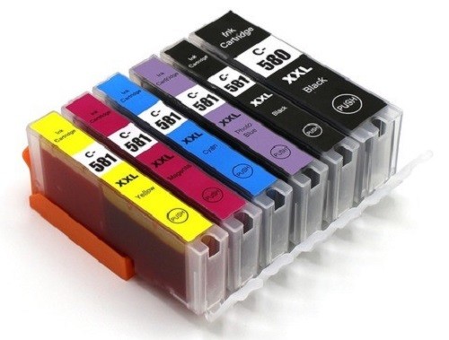 6pk ink cartridges for canon - cartridges,