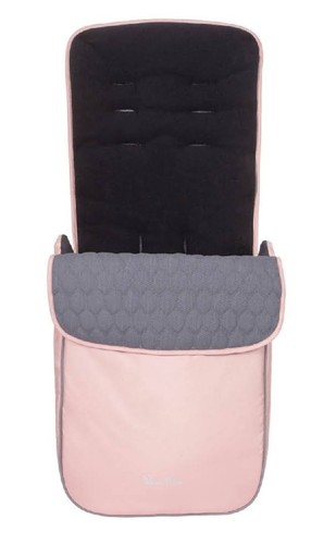 Silver cross pop footmuff - silver,