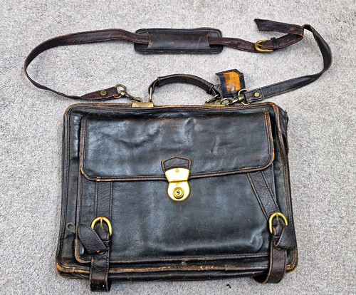 Men black leather - men's,