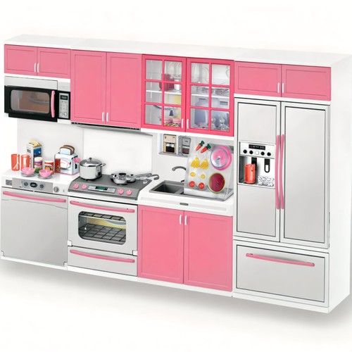 Doll kitchen playset - kitchen,