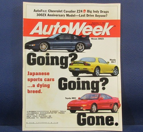 Autoweek magazine sept 1995 - magazine, 11