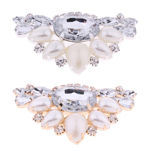 Rhinestone shoe clips - rhinestone,