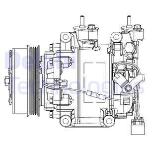 Compressor air conditioning - air,