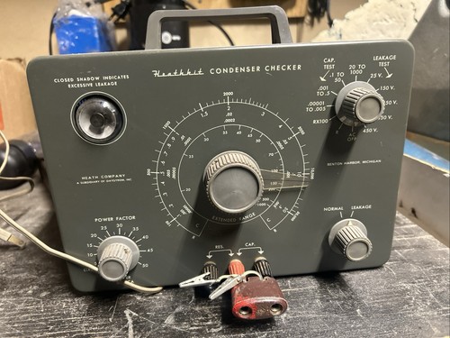 Heathkit capacitor tester - heathkit,