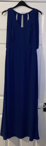 Issa london long dress blue - issa,