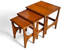 Mid Century Stonehill Stateroom Teak Nest of Tables Retro Nesting Tables