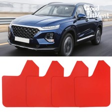 4x Red Mud Flaps Splash Guards